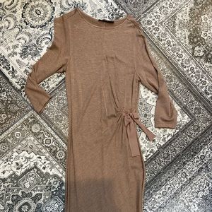 New worn limited xs tan dress